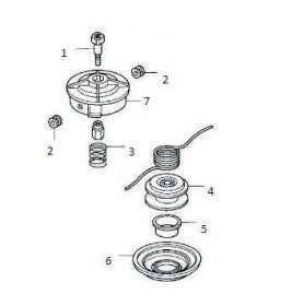 PROULX SEMI-PRO TRIMMER HEAD - 72560-VF9-C41