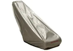 Silver Lawn Mower Cover